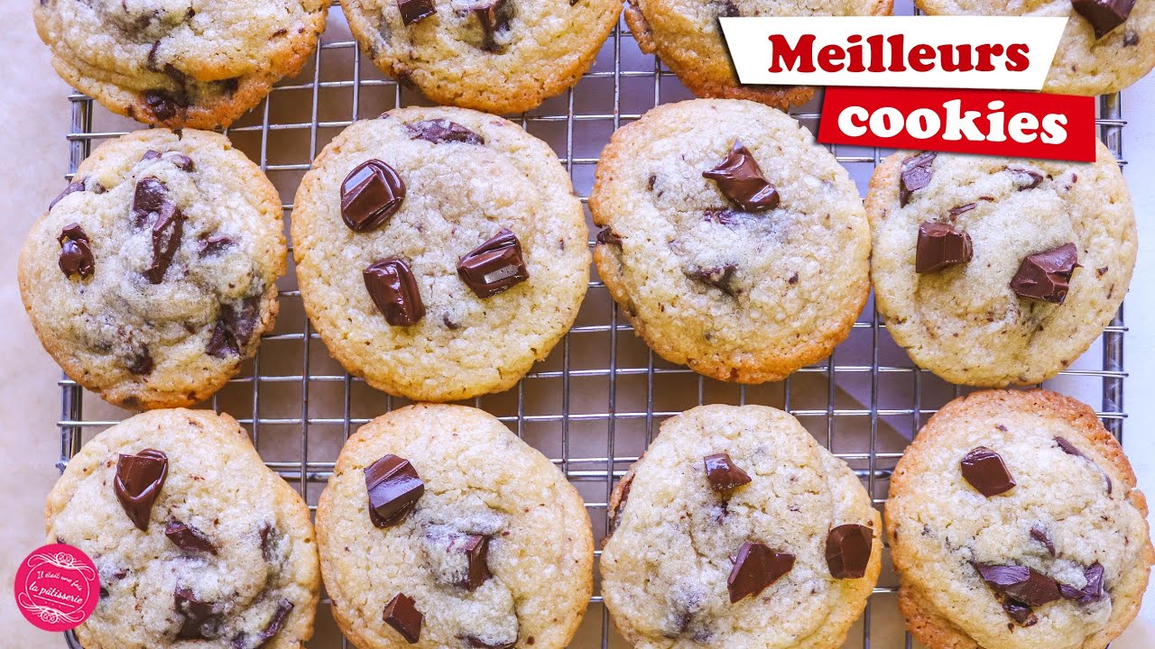 🍪 LES MEILLEURS COOKIES AUX P&Eacute;PITES DE CHOCOLAT 🍪