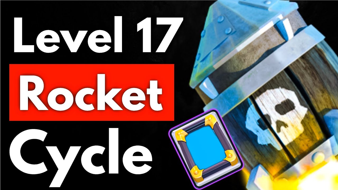 LEVEL 17 Rocket Cycle BROKE Clash Royale!!