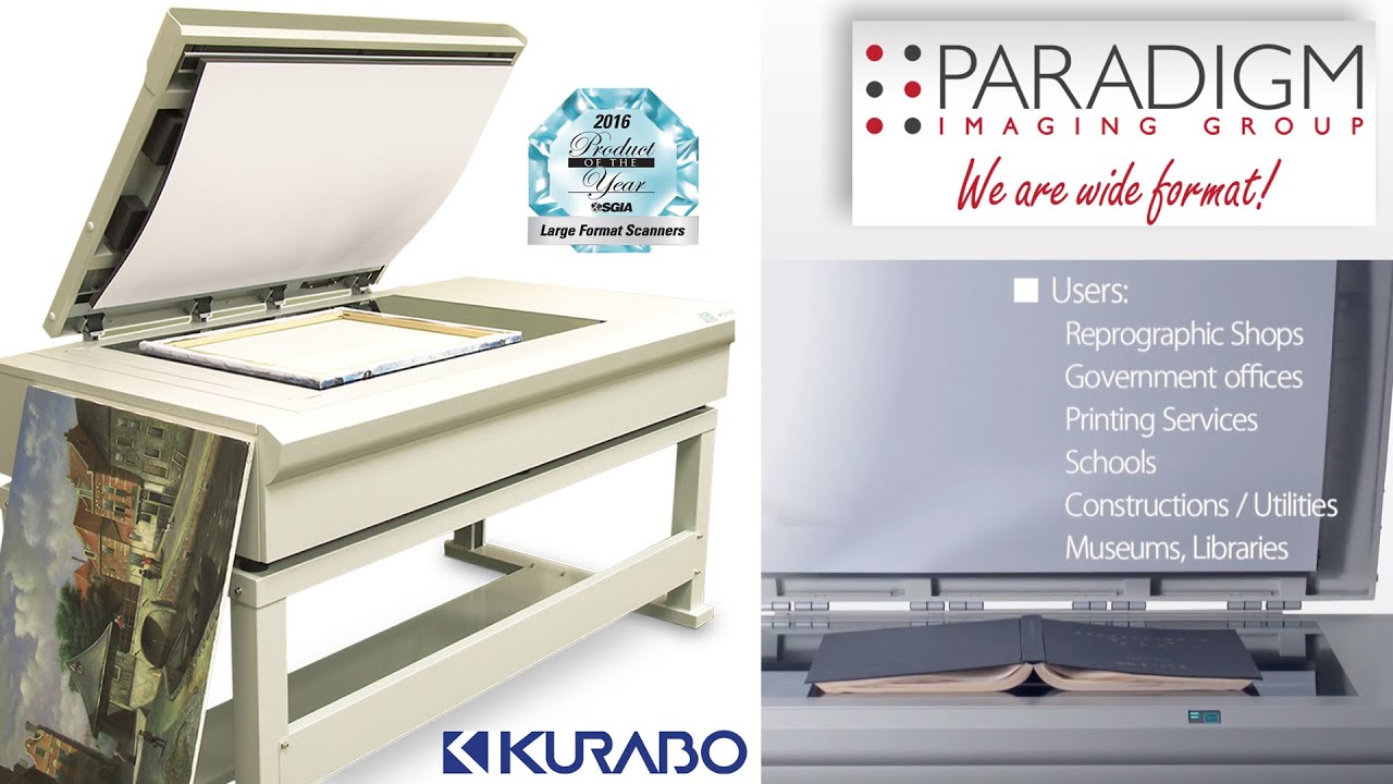 Paradigm Imaging Introduces NEW Kurabo Flatbed Large Format scanners