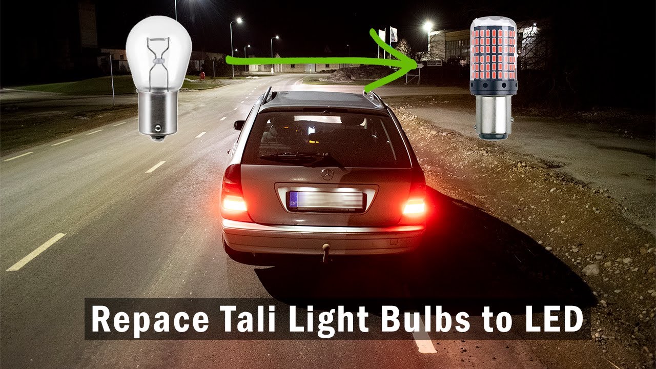 Mercedes W203 Tail Lights LED Conversion
