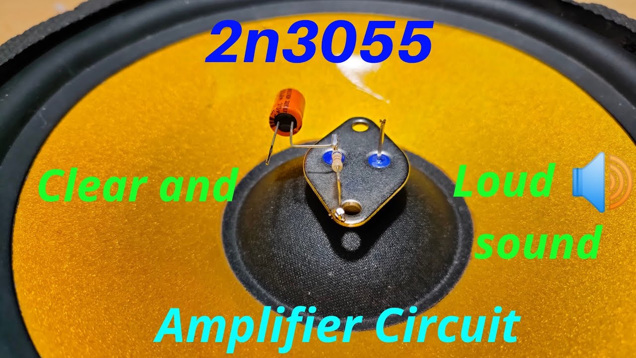 2n3055 transistor amplifier | How to make 3055 amplifier at home ||