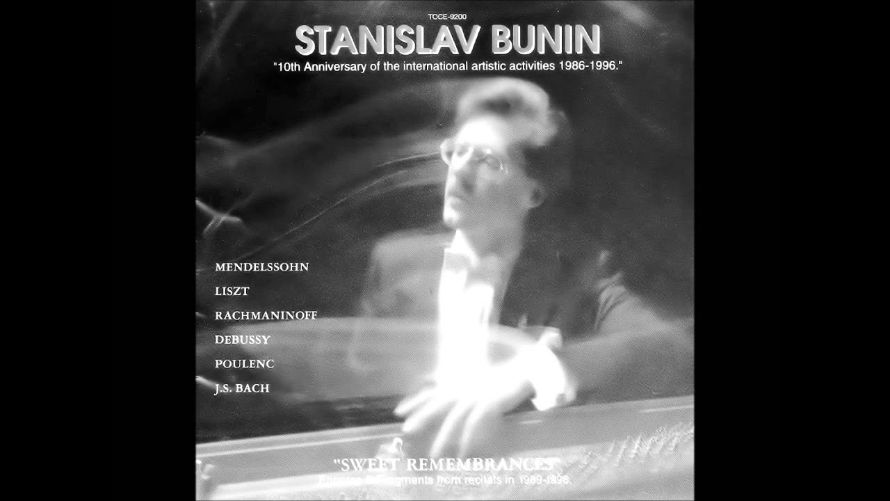 BUNIN plays LISZT/MENDELSSOHN Auf Flügeln des Gesanges (1989)