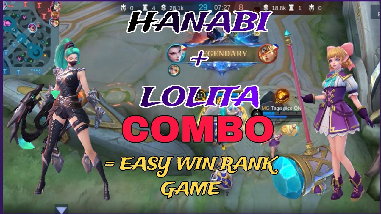 LOLITA HANABI COMBO UNSTOPPABLE - WHOLE GAME DOMINATING | HANABI BEST BUILD 2024 | MOBILE LEGENDS