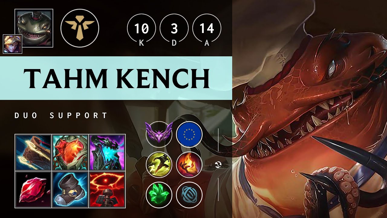 Tahm Kench Support vs Janna: Unstoppable - EUW Master Patch 25.S1.1