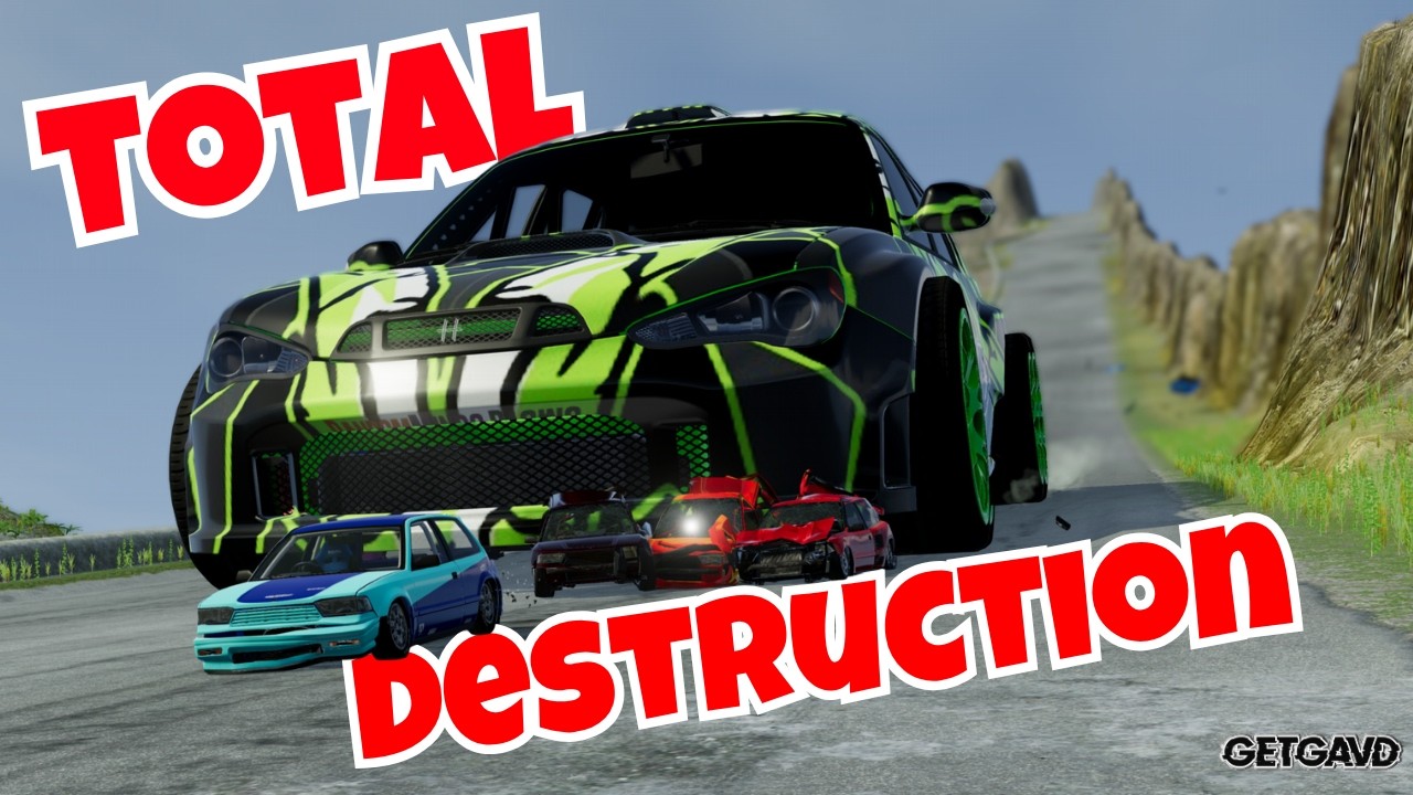 Эта многопользовательская гонка в BeamNG &mdash; просто БЕЗУМНАЯ!