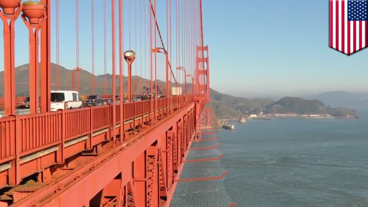 Golden Gate Bridge jumpers: Suicide prevention net begins construction - TomoNews