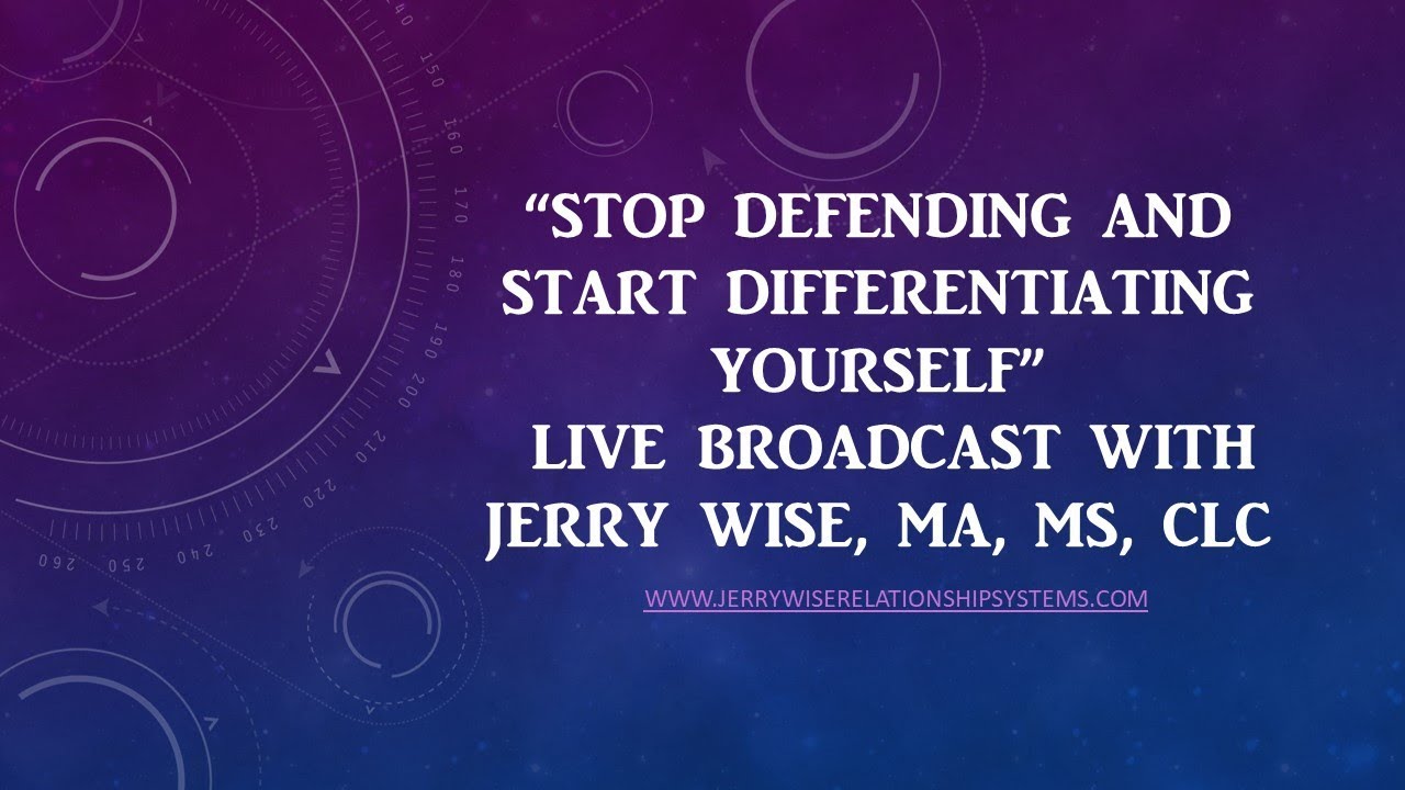 Narcissistic Family: Stop Defending Yourself & Start Differentiating!