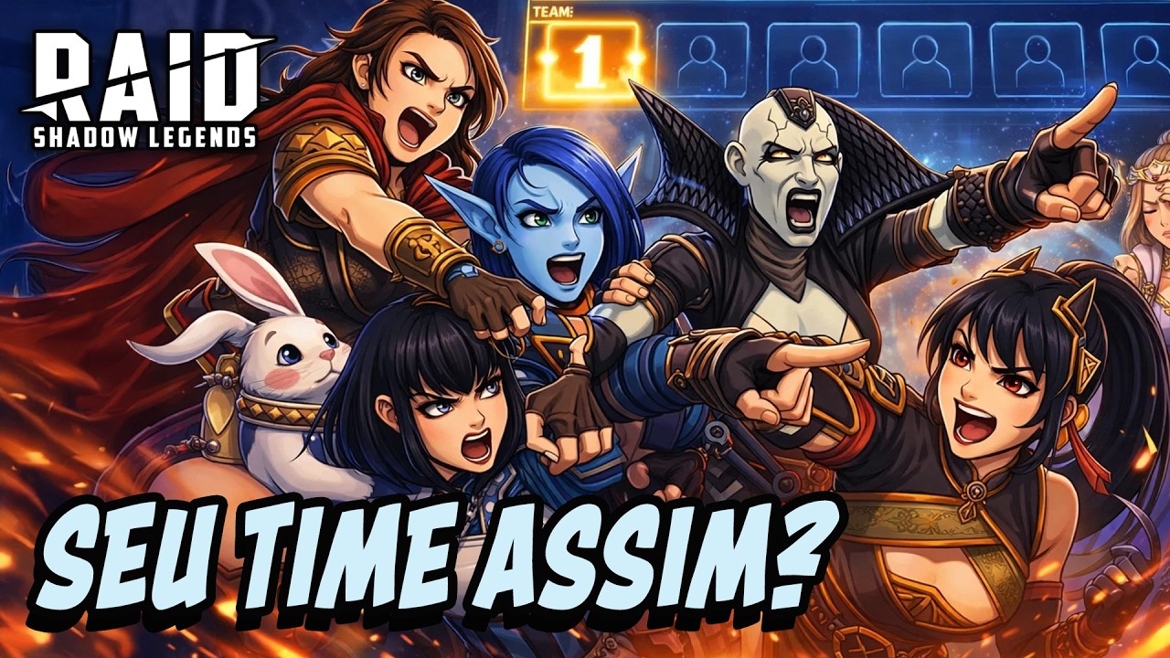 NOVO ESTÚDIO PRONTO + COMO MONTAR TIMES NO RAID SHADOW LEGENDS (Free2Play)