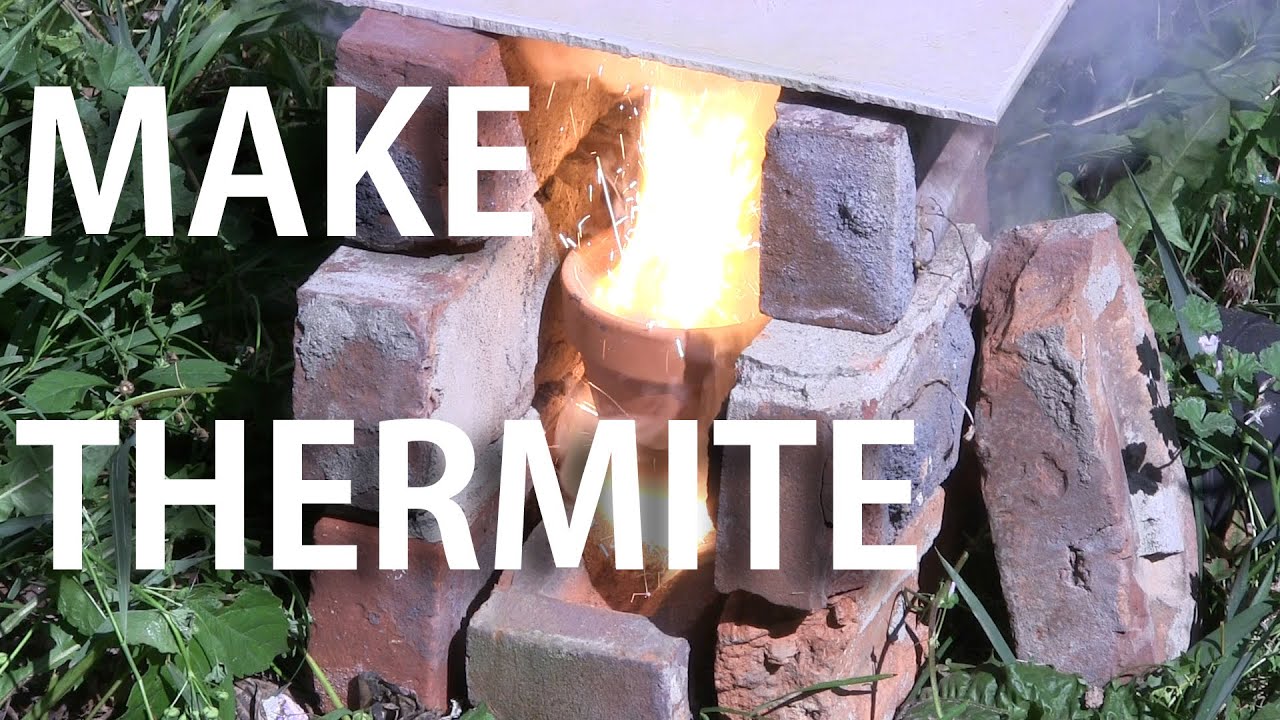 Make Thermite (and testing various iron oxide sources)