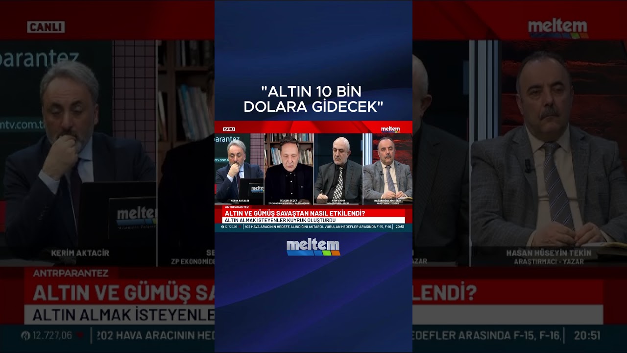 ALTIN 10 BİN DOLARA GİDER!  #haber #g&uuml;ndem #meltemtv #altın #ekonomi #g&uuml;m&uuml;ş #savaş #dolar #petrol