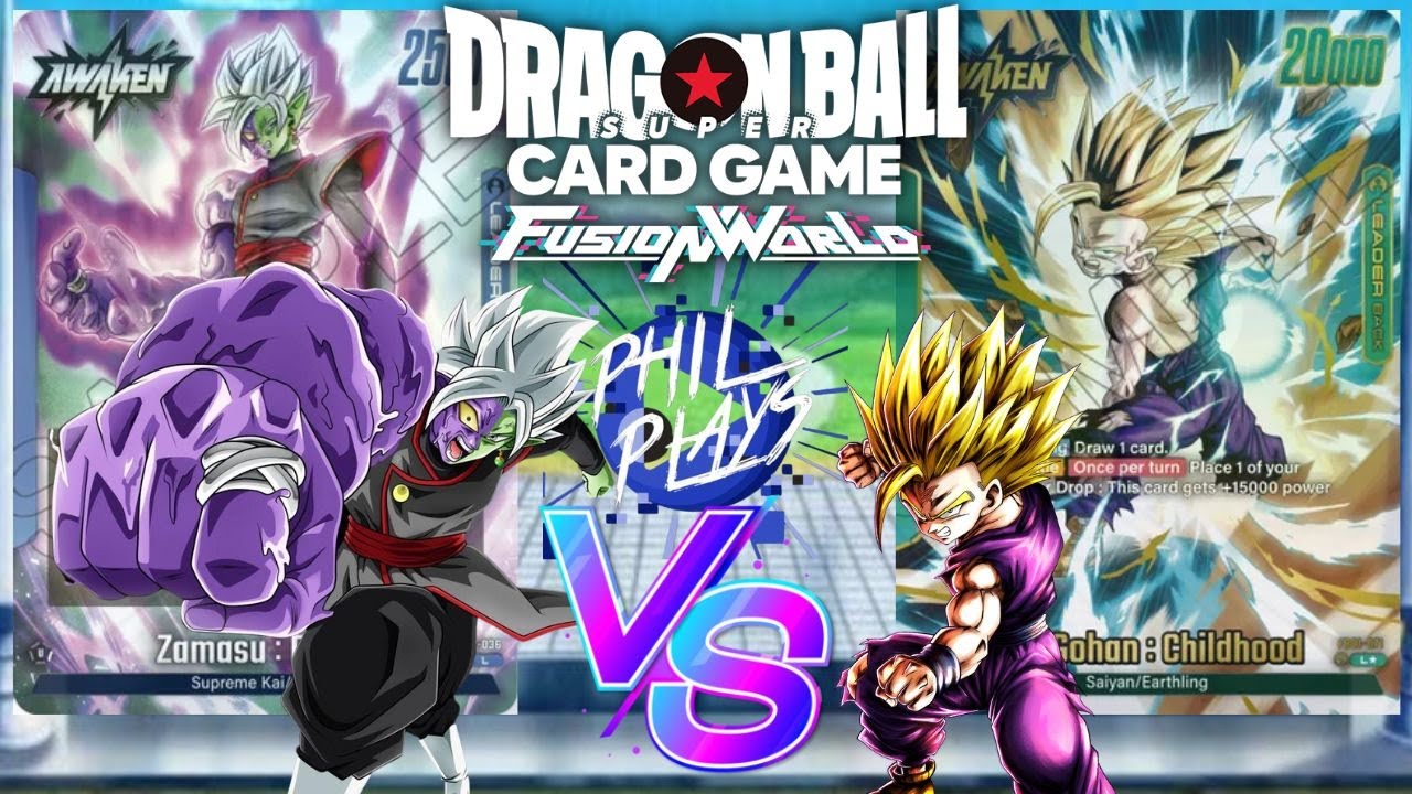 Blue Fused Zamasu VS Green Gohan! Dragonball Super Fusion World Gameplay!