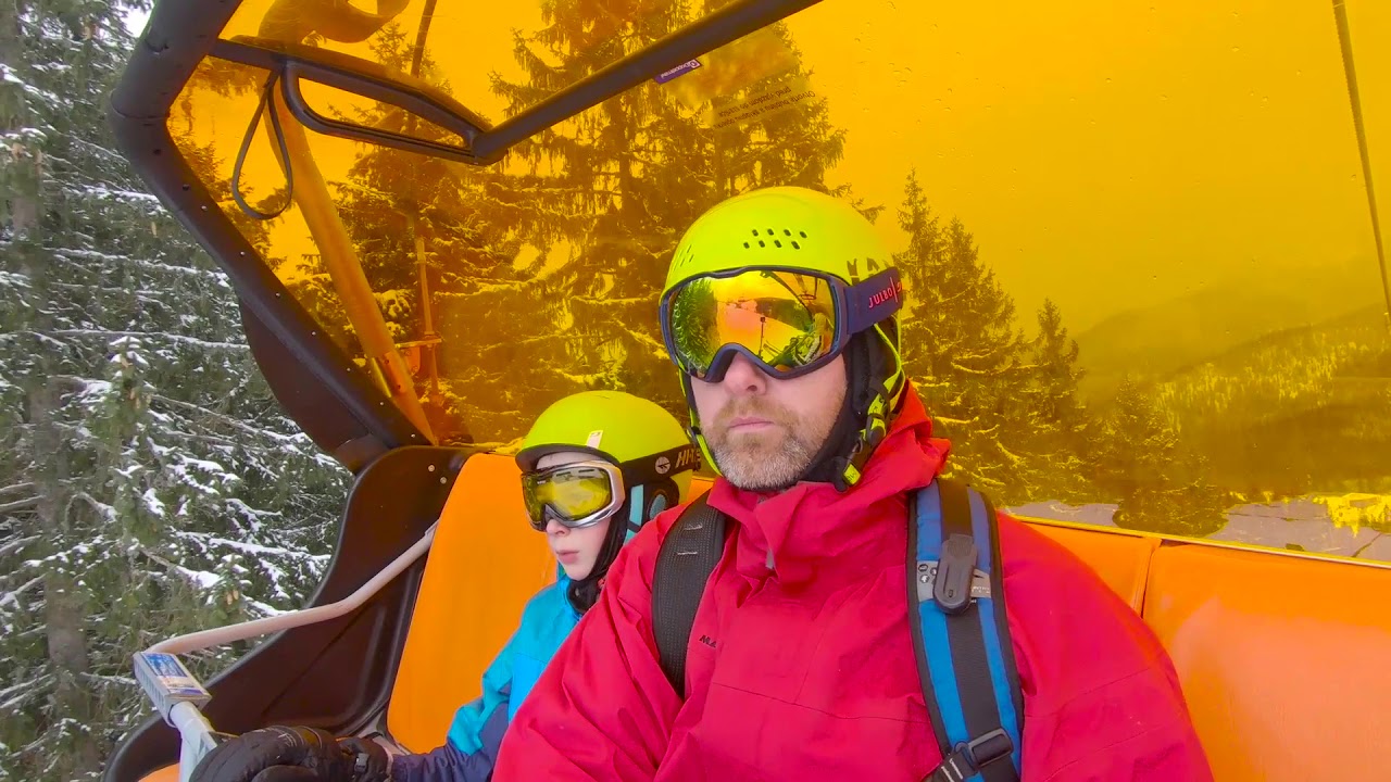 Slovak winter 2019 (Slovakia family holiday. Freeride on Chopok Jasna)