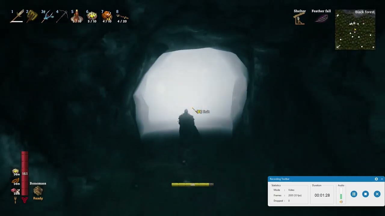 Valheim | what can be found in the black forest at night.