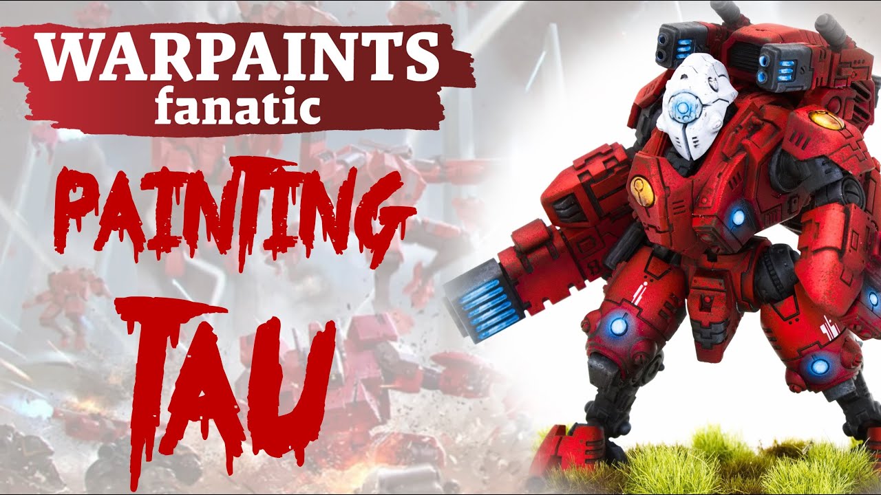 How to Paint Farsight Enclaves Red Tau Armour with The Army Painter's Warpaint Fanatic Range