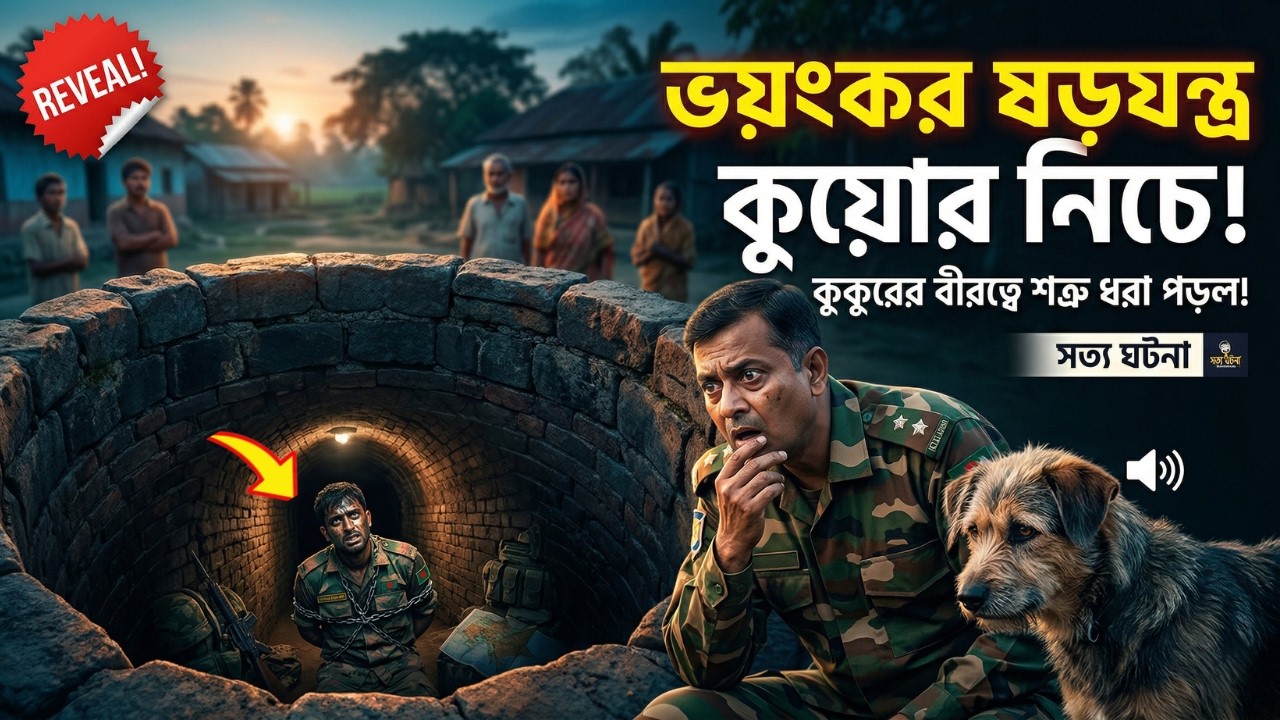 ৩ মাস ধরে কুয়োর পাশে কাঁদছিল কুকুরটা! সেনারা নিচে নেমে যা পেল, সবাই স্তব্ধ! 😱 Bangla Moral Story