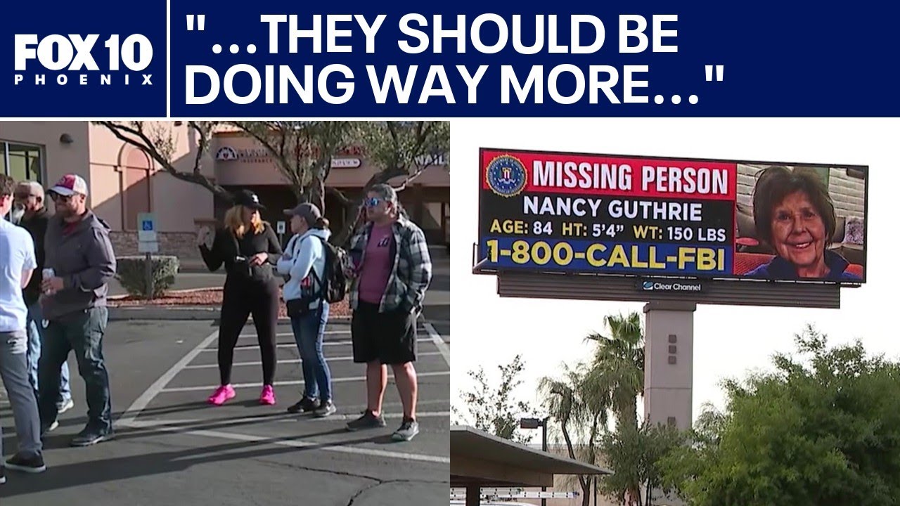Nancy Guthrie: Some are searching on their own | FOX 10 Phoenix