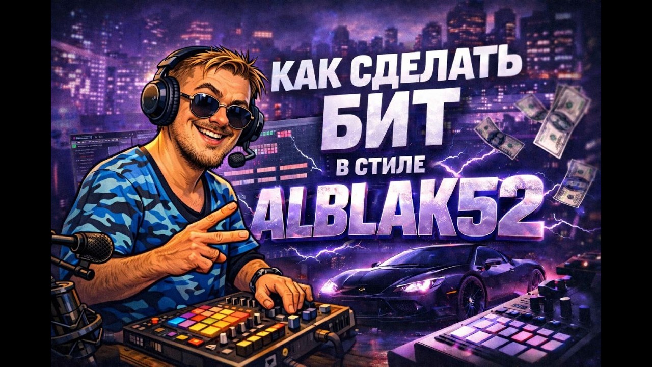 КАК Я СДЕЛАЛ БИТ В СТИЛЕ ALBLAK 52 QUATTRO: La Famiglia @ALBLAK_S2  УСЛЫШЬ