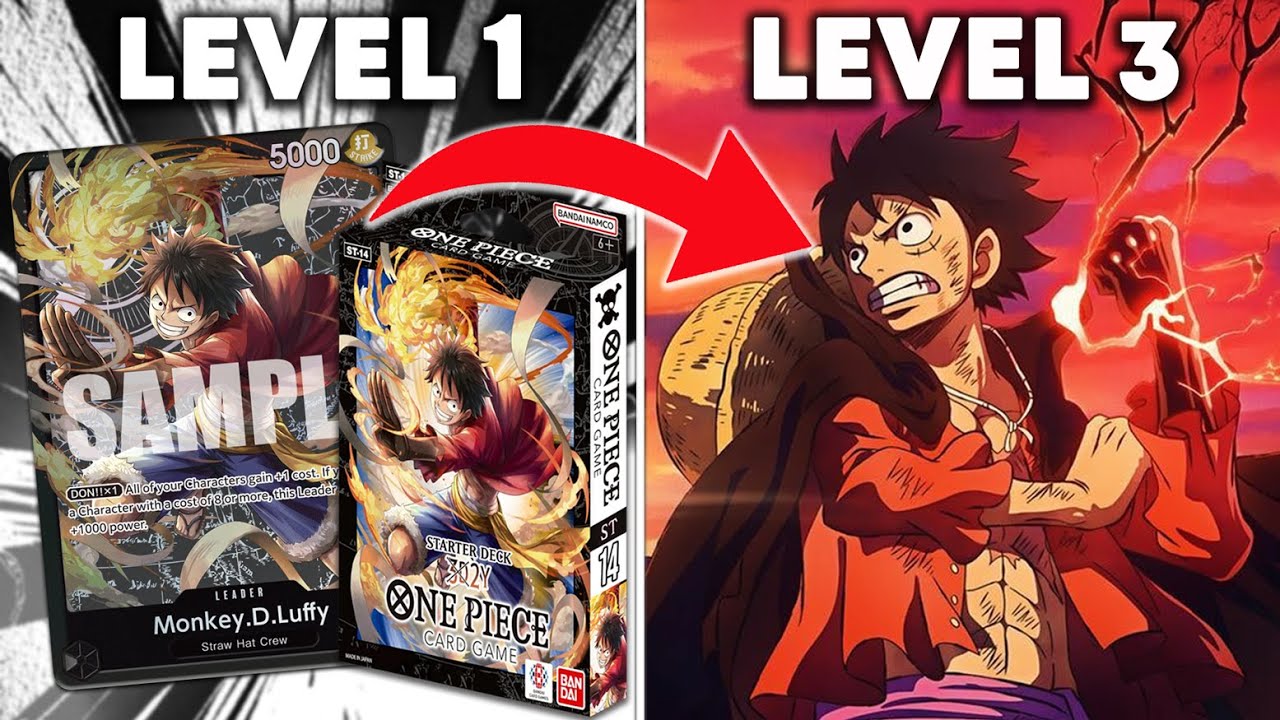 Starter Deck 3D2Y Black Luffy Upgrade Guide! - One Piece TCG