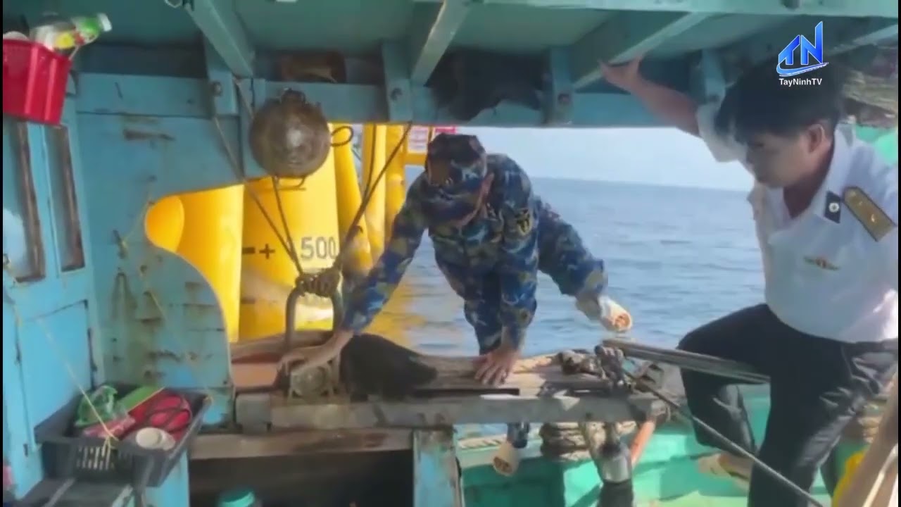 Quân y nhà giàn cấp cứu ngư dân bị nạn trên biển | TayNinhTV