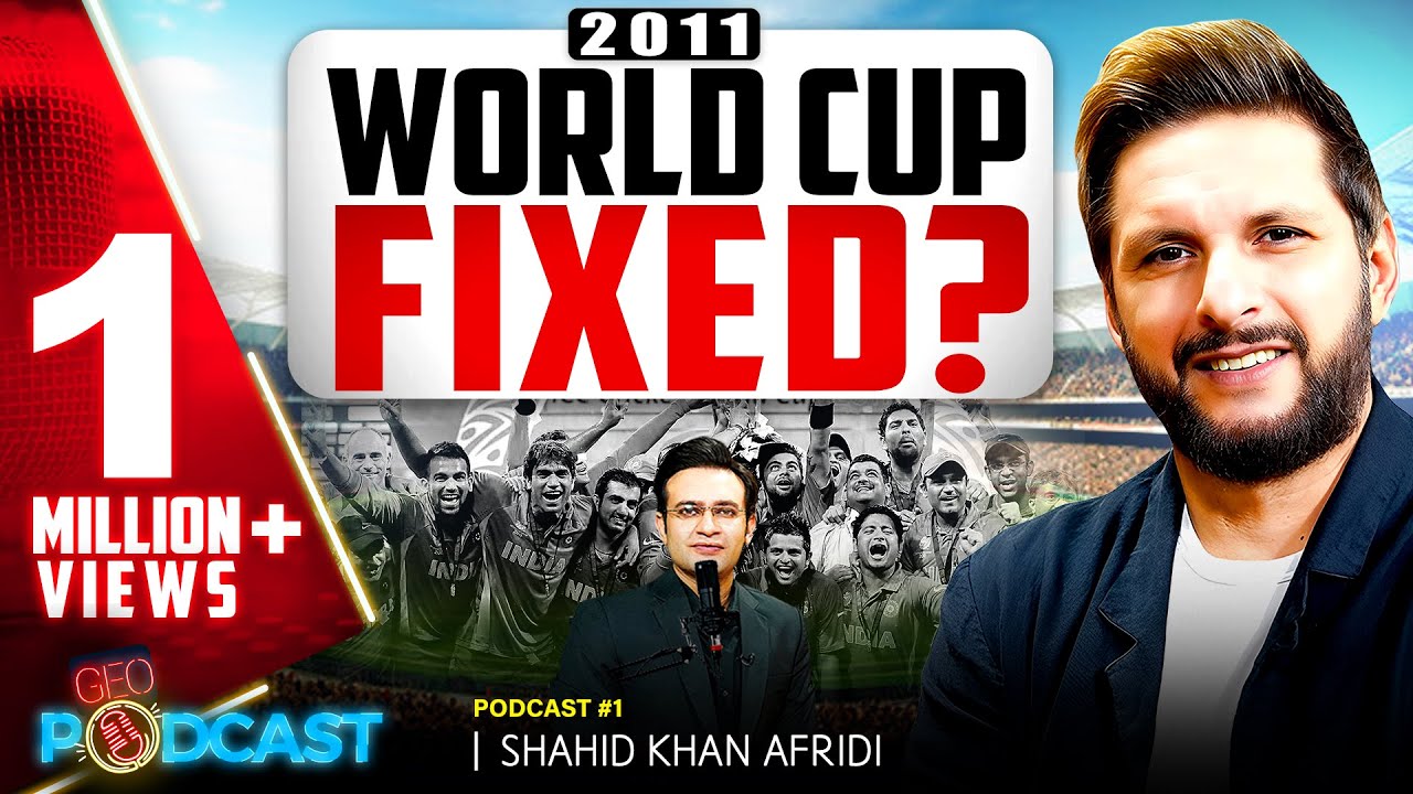 Cricket Leadership Legacy Unfolded with Shahid Afridi |Geo Podcast with Mubashir Hashmi | Podcast #1