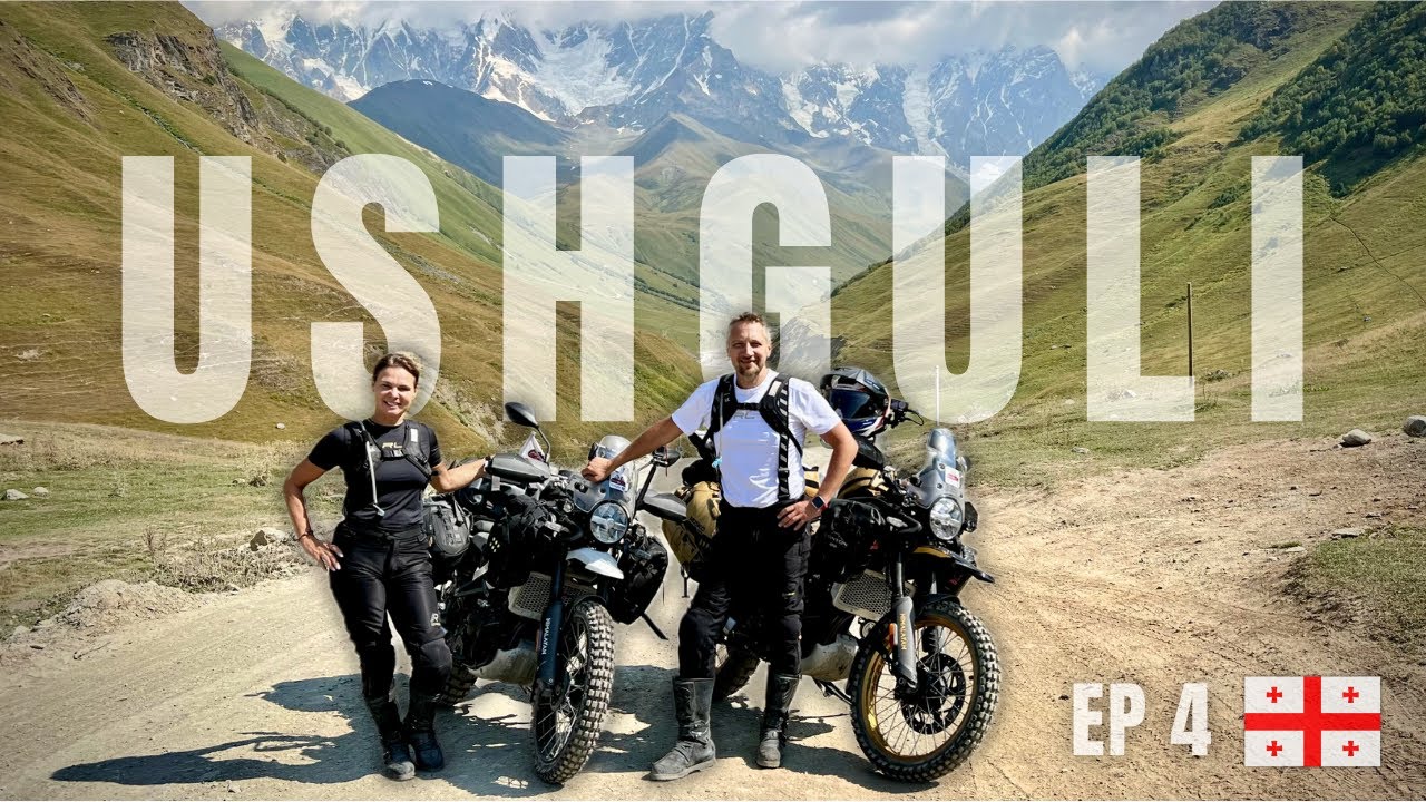 🇬🇪 Gruzja motocyklem | Treking na lodowiec Chalaadi i nocleg w USHGULI, wsi na końcu świata - EP 4