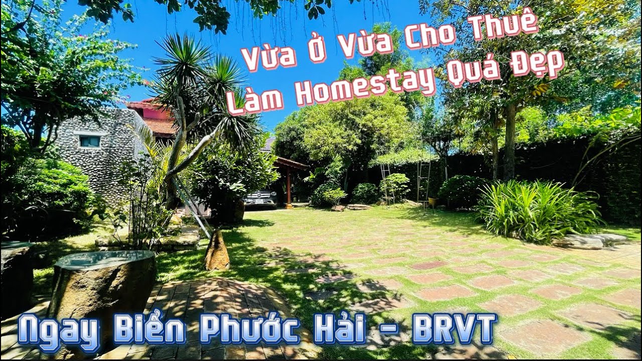 Căn Nhà Vườn Thiết Kế Quá Đẹp Gần Biển Phước Hải Cần Bán 