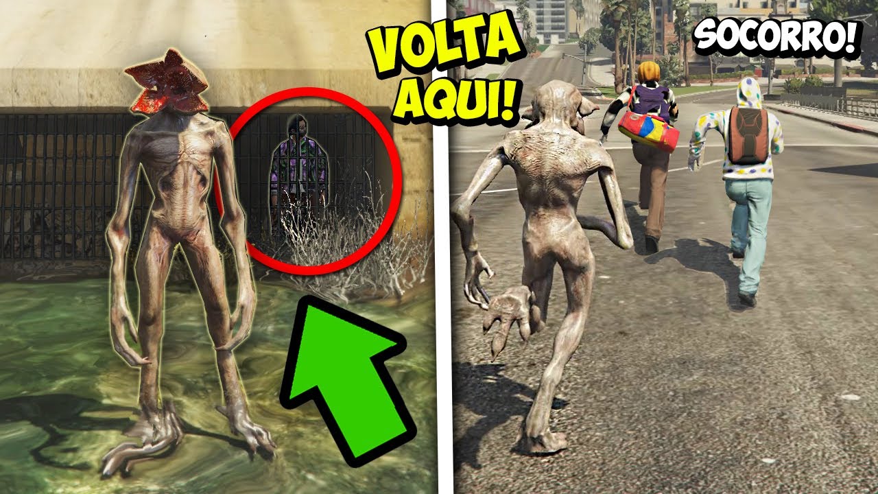 ASSUSTANDO JOGADORES no GTA RP COM o DEMOGORGON (STRANGER THINGS)