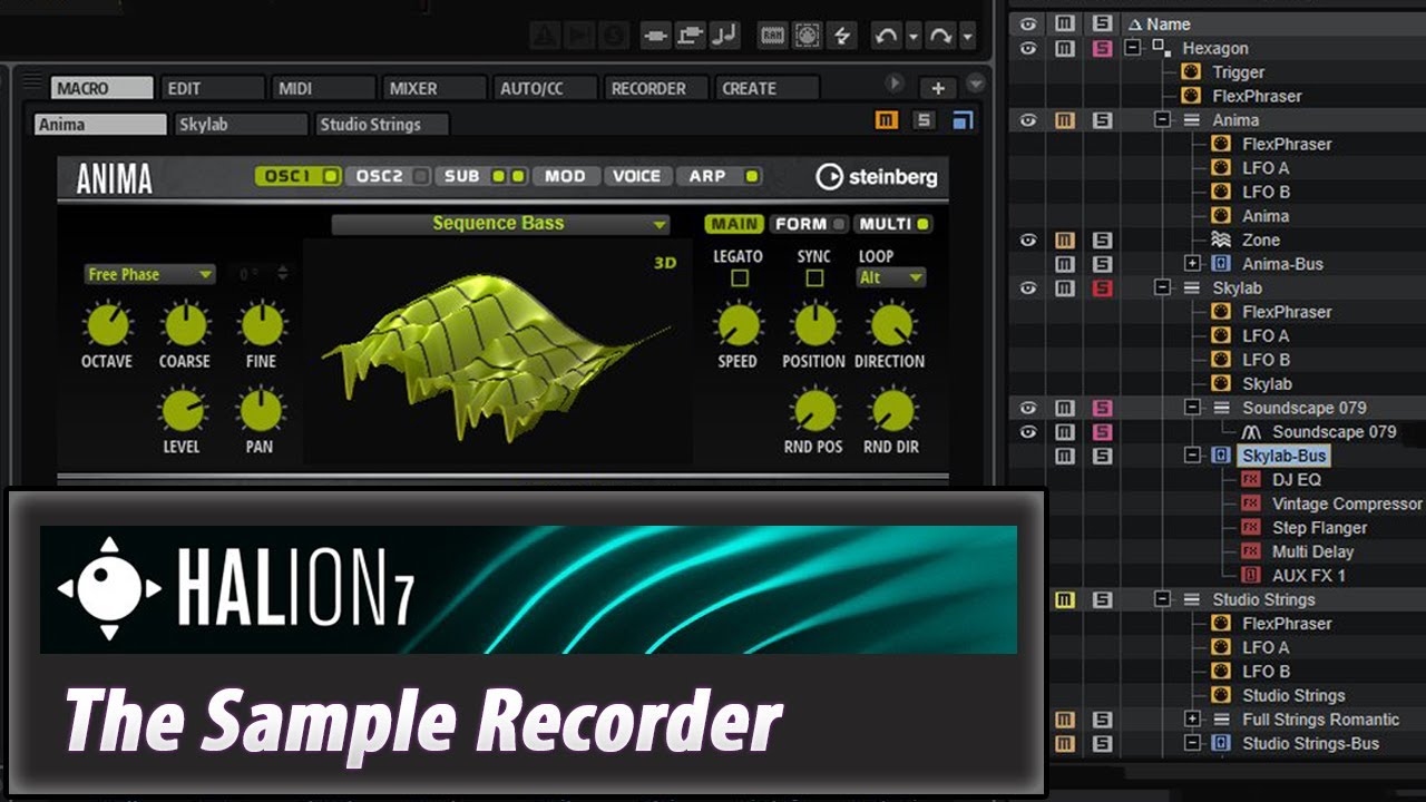 Halion 7 Tutorial #16 - The Sample Recorder
