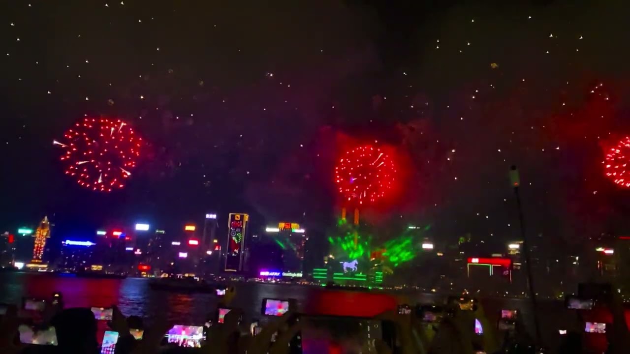 HONG KONG Chinese New Year 2026 fireworks display 🎆🎇