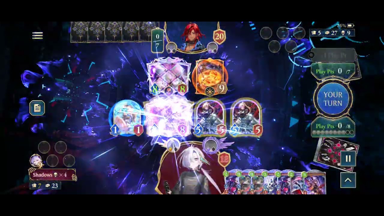 (Рейтинг Мастеров 19 тыс.) Evo Mode Abyss против Earth Rite Rune [Shadowverse: Worlds Beyond/Skyb...