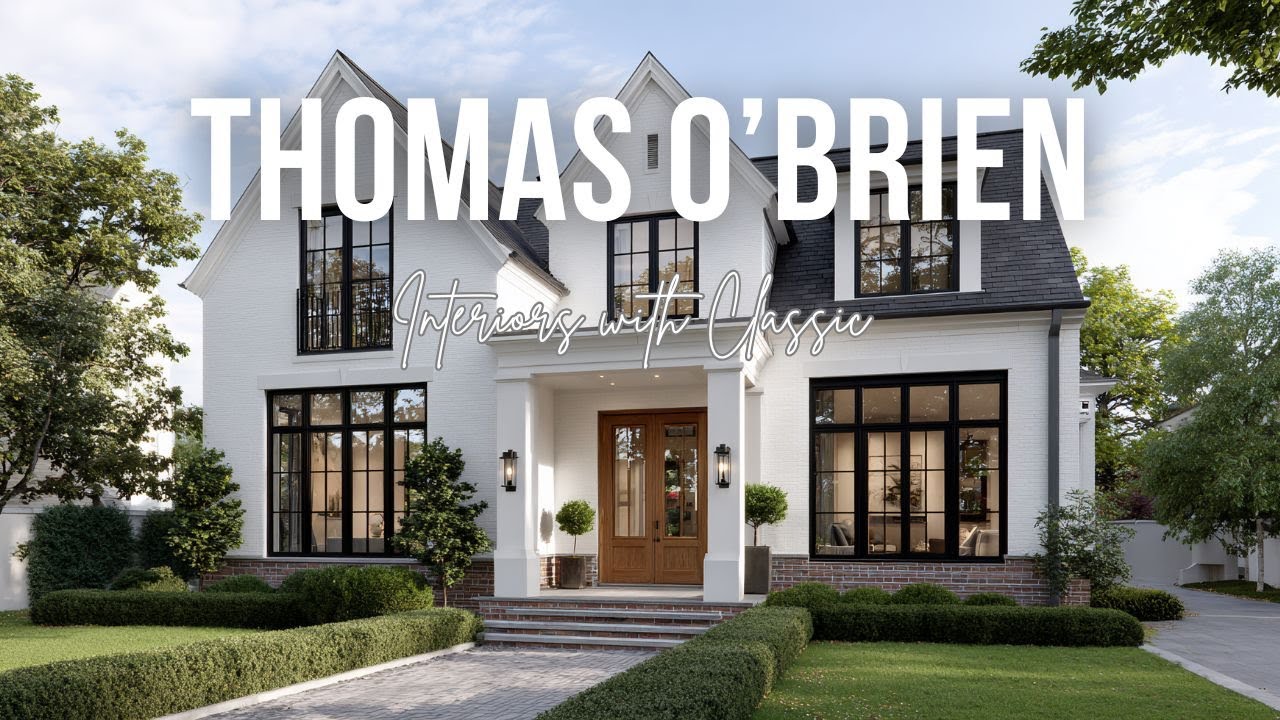 Thomas O’Brien Inspired Interiors with Classic Proportions and Quiet American Elegance