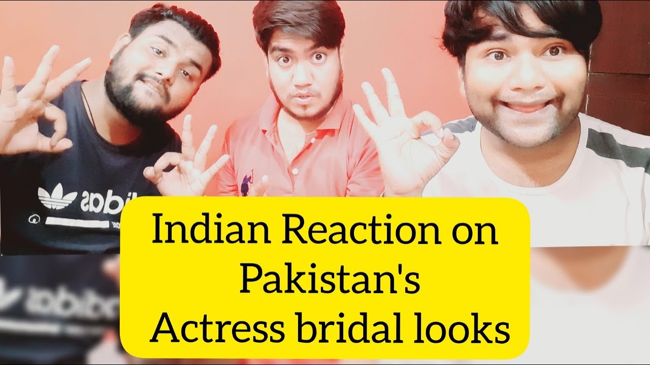 Indian Reaction on Pakistani Bridal Tiktok || pakistani actress || reaction video