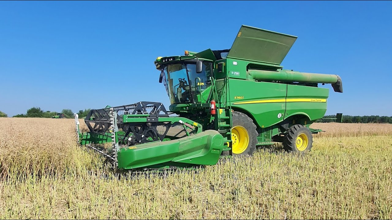 Start campanie recoltat Rapiță 2022 +JohnDeere S760i