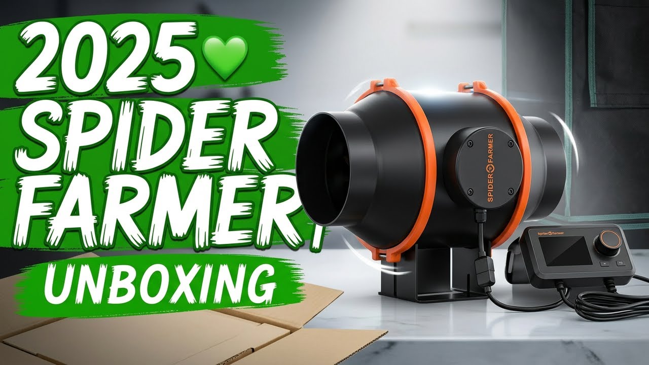 💚2025 Spider Farmer GGS  Abluft und GGS Controller f&uuml;rs RDWC System | Unboxing 💚