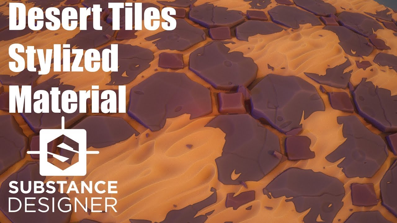 Substance Designer #27 - Stylized Desert Tiles