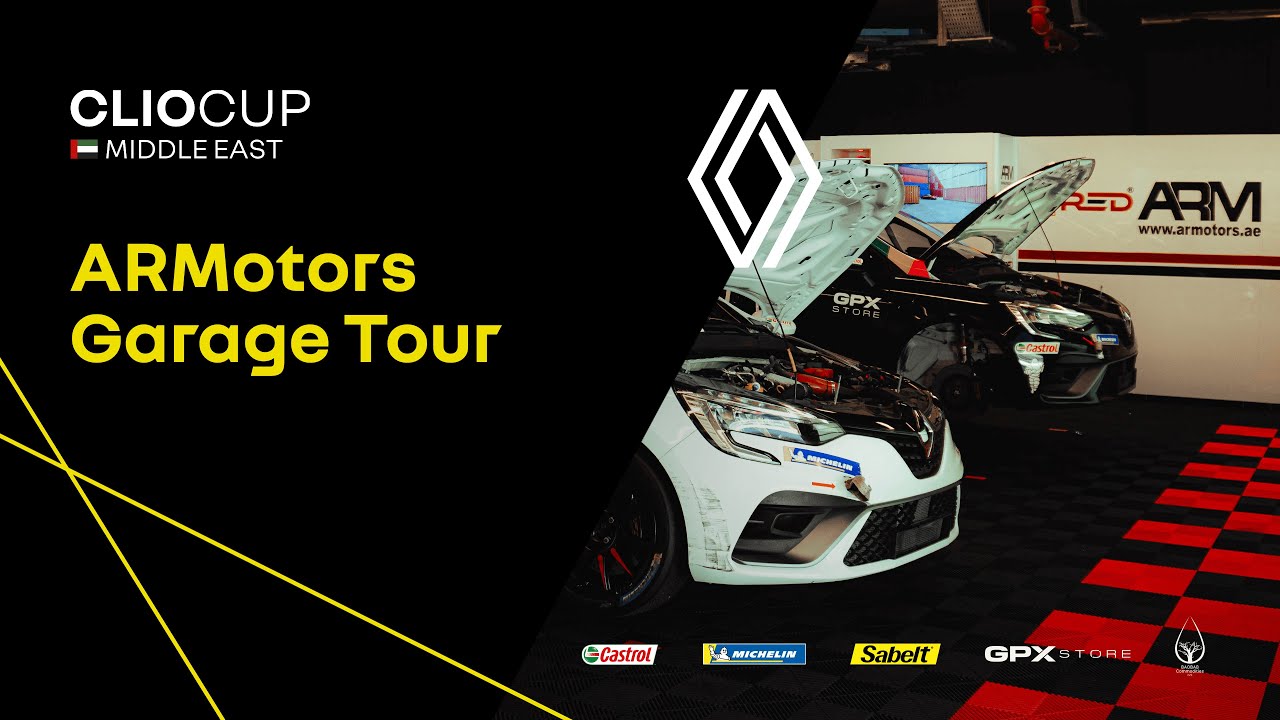 ARMotors Garage Tour at Yas Marina Circuit | Clio Cup Middle East