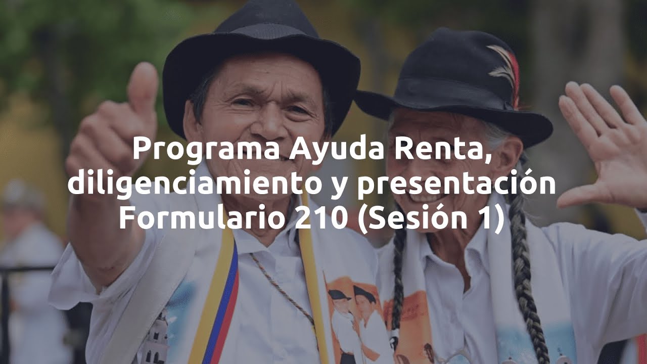 Programa Ayuda Renta, diligenciamiento y presentación Formulario 210 (Sesión 1)