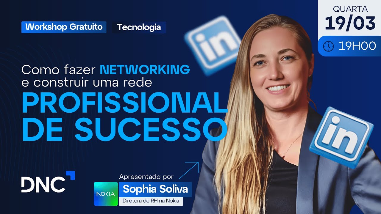 Workshop | Como fazer networking: dicas e boas práticas (com Sophia Soliva)