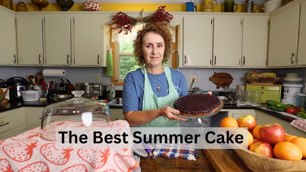 Summer Upside Down Cake - It's So Good!