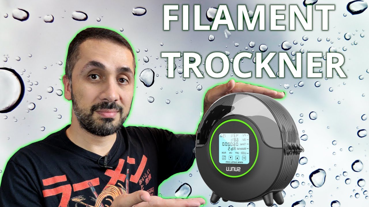 Sollte man 3D-Drucker Filament trocknen? Test mit Trockner von SUNLU!