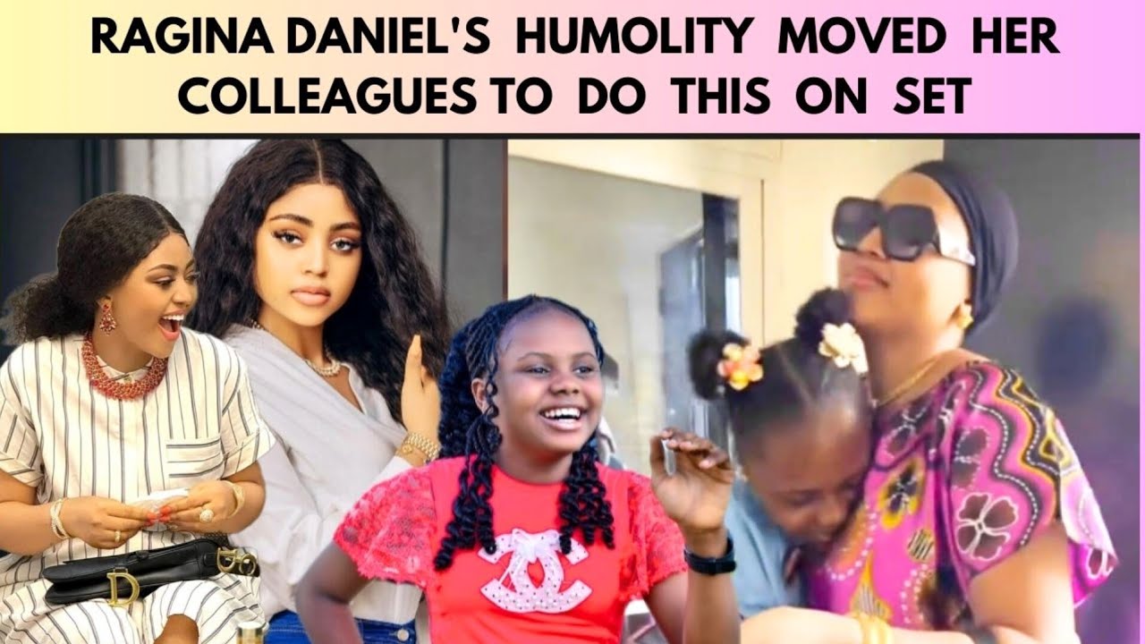 RAGINA DANIEL HUMILITY MOVED HER COLLEAGUES TO DO THIS ON SET #raginadaniels