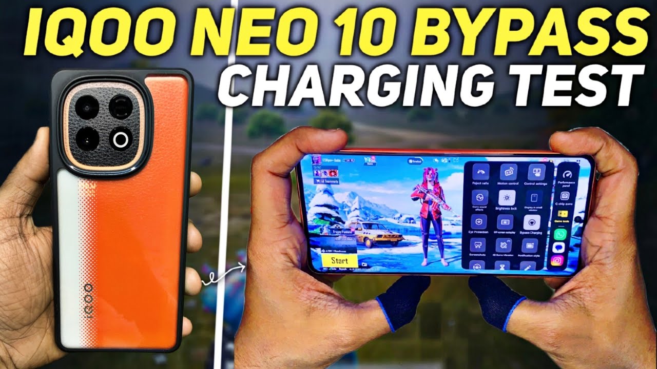 iQOO Neo 10 Bypass Charging Bgmi Test🔥 / iQOO Neo 10 Bgmi Test After Origin OS 6 