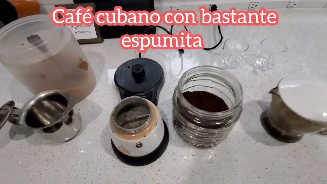 C&oacute;mo hacer caf&eacute; cubano aut&eacute;ntico con espumita | Receta f&aacute;cil y r&aacute;pida