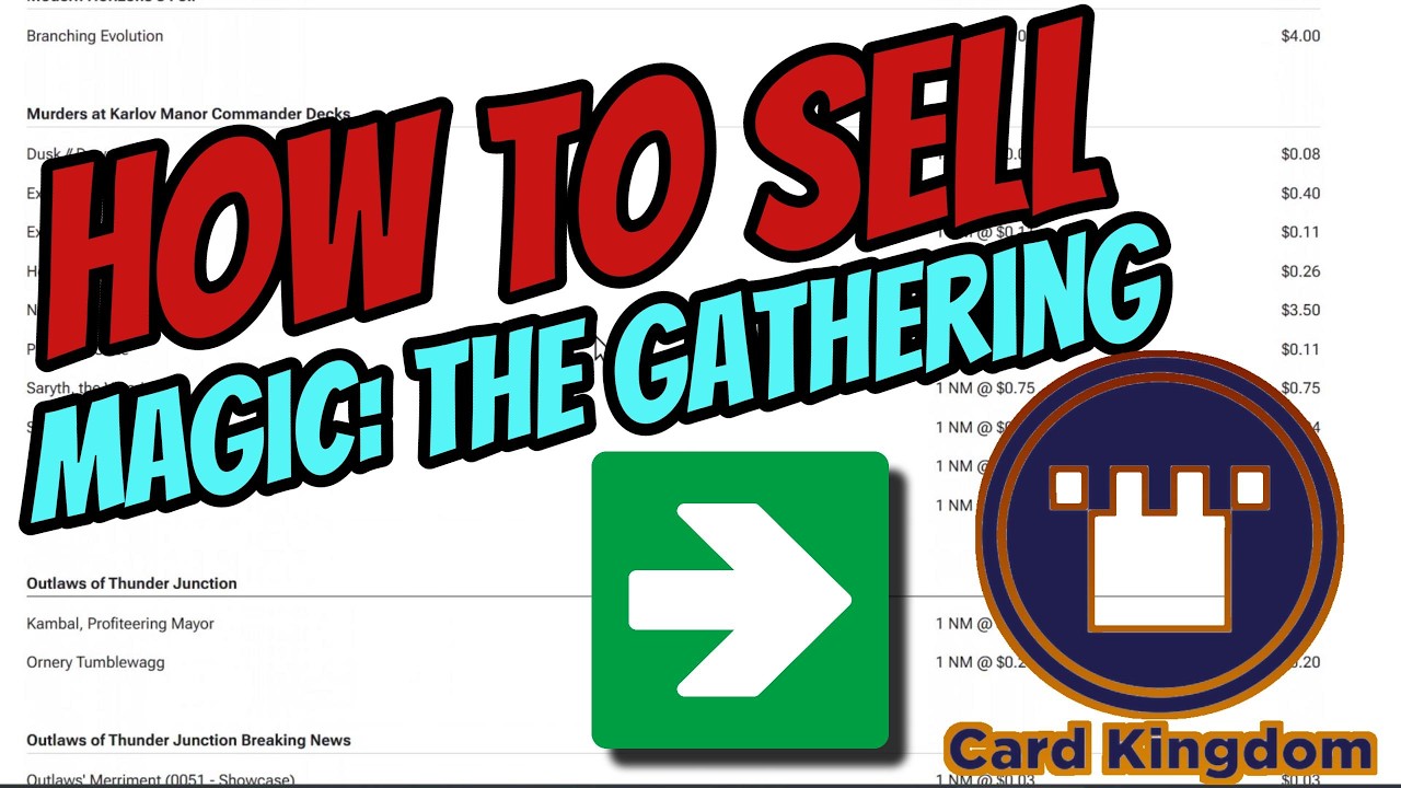 How to Sell to Card Kingdom // Magic: The Gathering