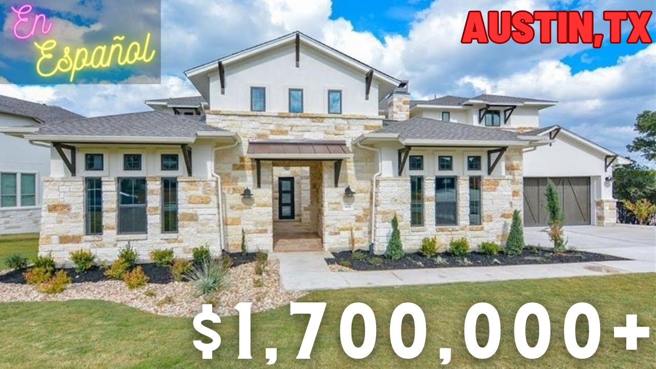 Tour de Casa Nueva De Lujo en Austin, Tx 5 Recamaras 5.5 BA 5164SF  #austin #austintexas #casadelujo