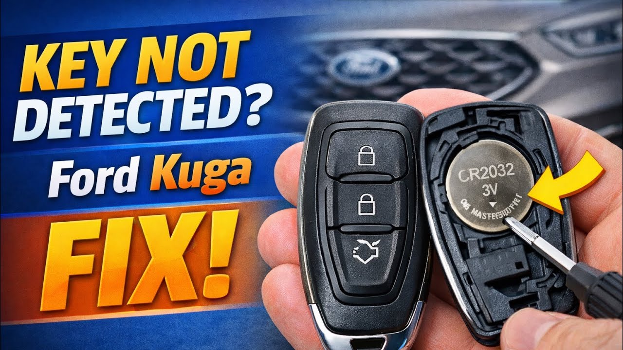 Ford Kuga Key Fob Battery Replacement (2018–2025) | Quick & Easy Guide