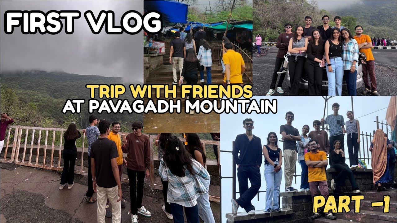 Pavagadh Temple Trip With Friends | First Vlog | Part-1| Manan_vlogs