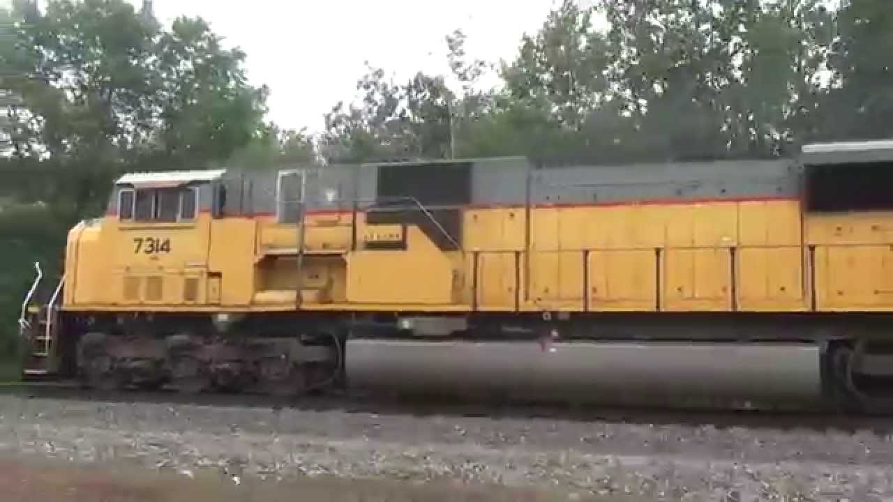 Rare! TWO SD90MAC Engines on NS Train