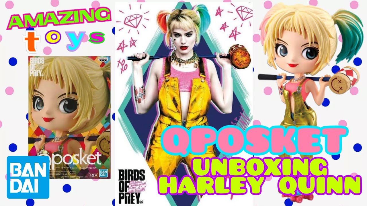 HARLEY QUINN QPOSKET BIRDS OF PREY UNBOXING  #harleyquinn #margotrobbie #QPOSKET #avesdepresa