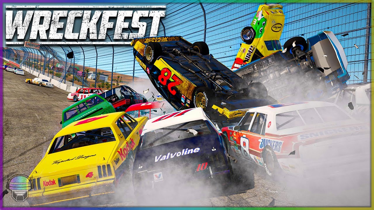 Следующая БЕЗУМНАЯ суперскоростная трасса!?! | Wreckfest NASCAR Legends